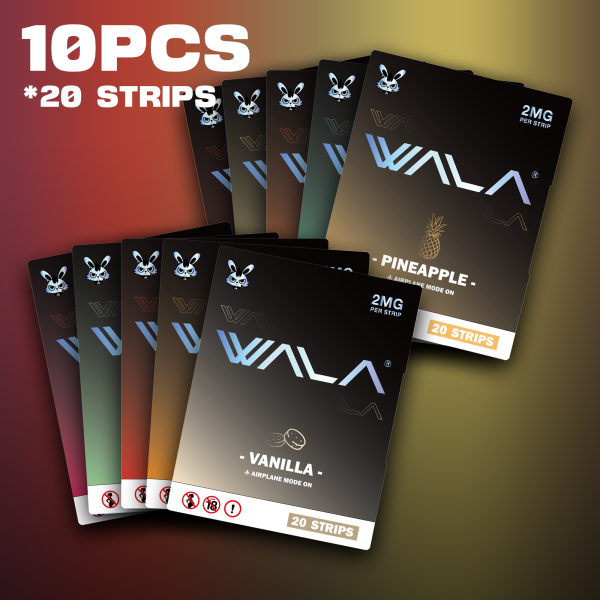 10PCS WALA nicotine strips