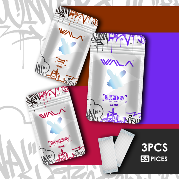 3pcs WALA Nicotine Pouches